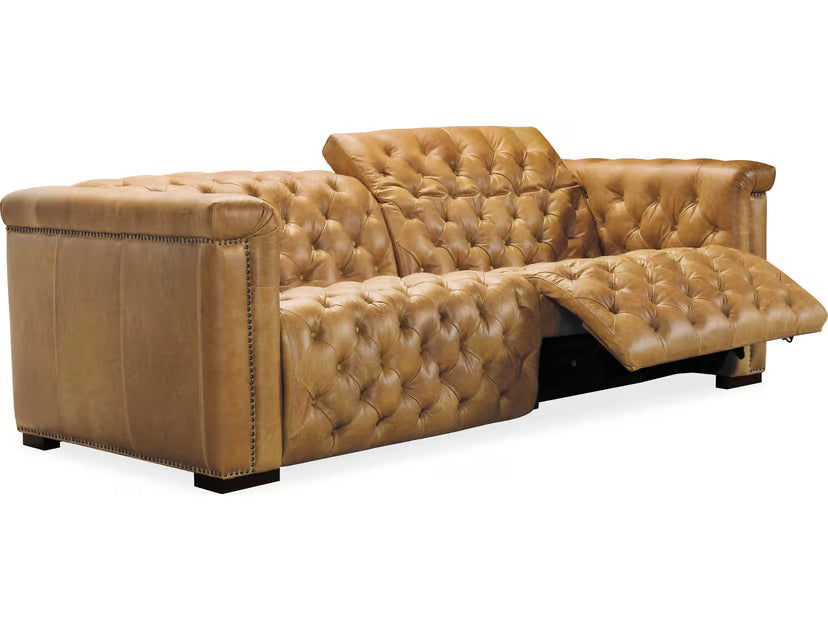 Savion 2 over 2 Sofa with Power Recline & Power Headrest Hooker Furniture