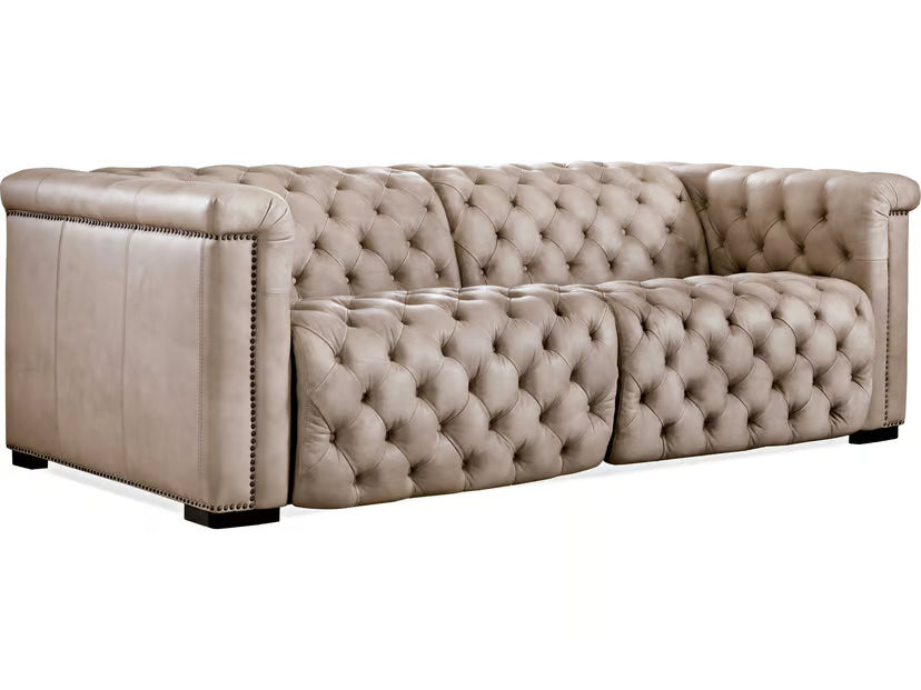 Savion 2 over 2 Sofa with Power Recline & Power Headrest Hooker Furniture