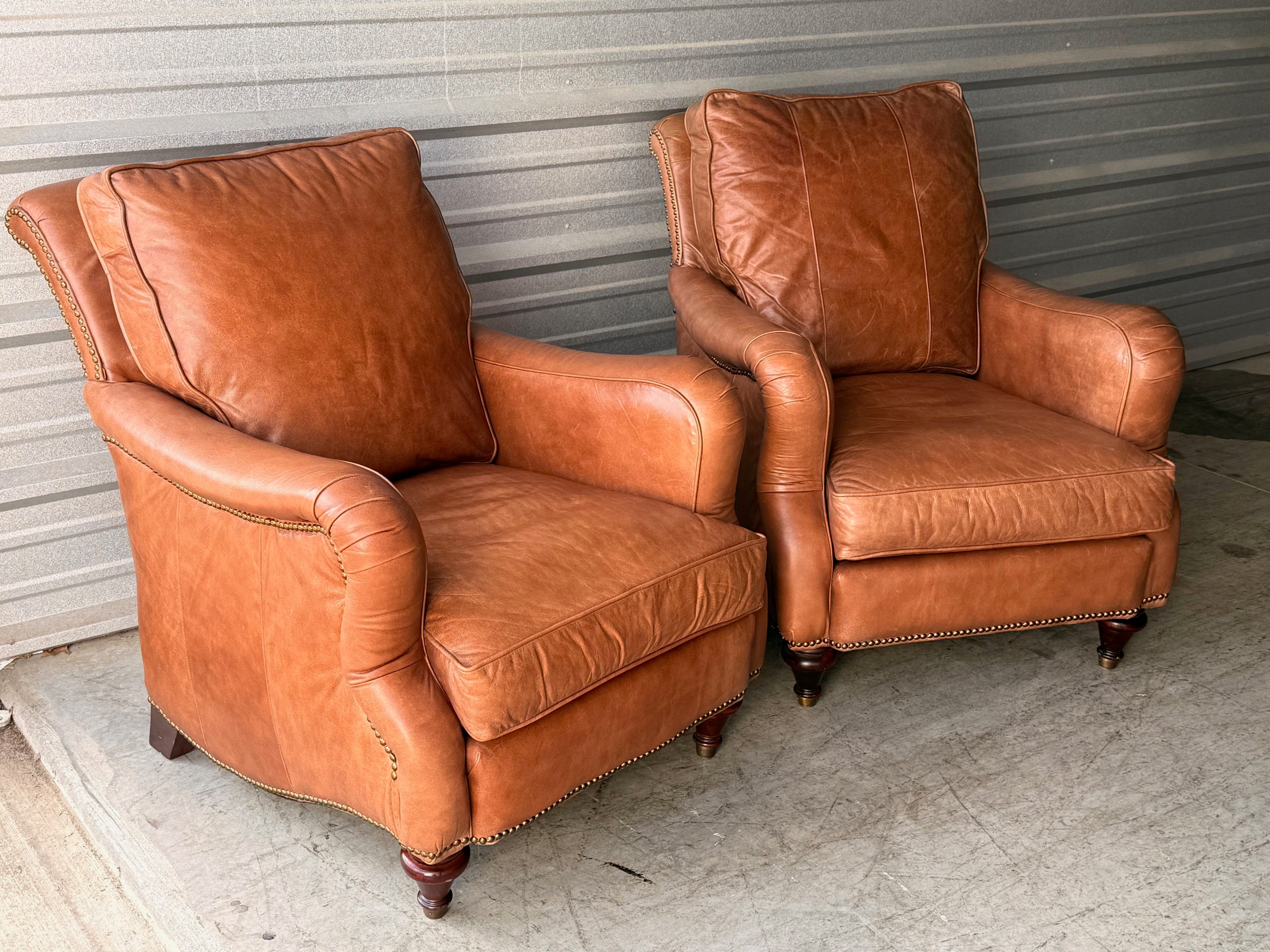 Leather Club Chairs